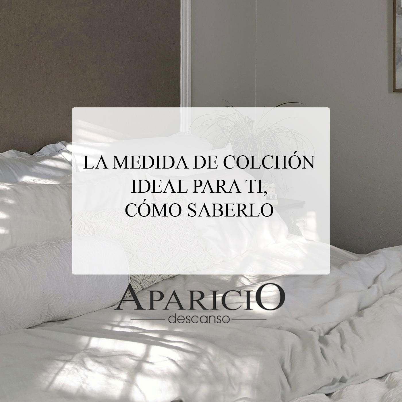 medida ideal de colchon