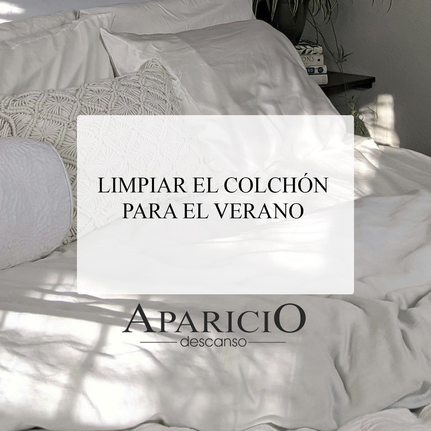 limpiar el colchon para el verano